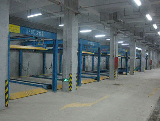 Niveau-Garagen-Auto-Aufzug Drahtseil-Doppelt-Decker Parking Systems 2